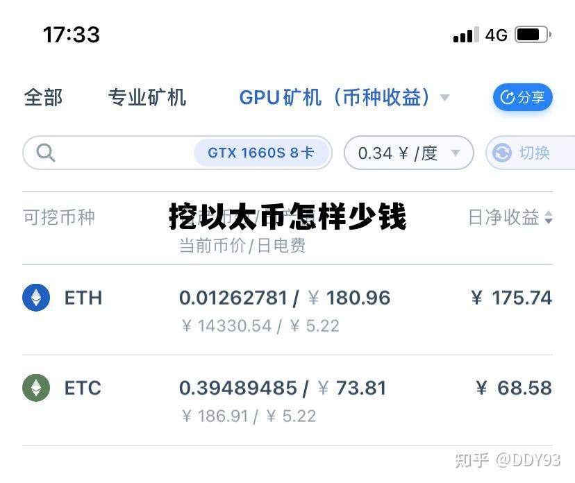 挖以太币一天多少钱 挖以太币怎样少钱
